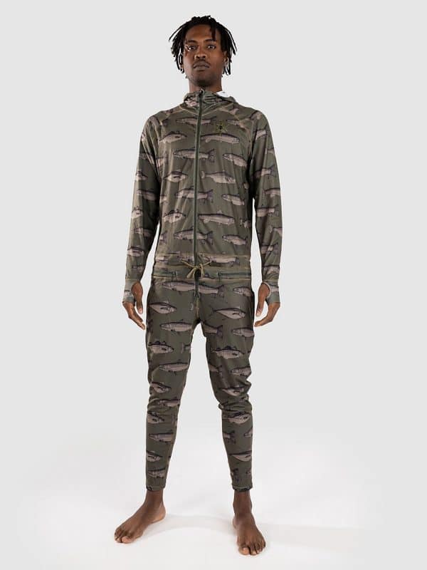 Airblaster Classic Ninja Funktionsoverall olive fish