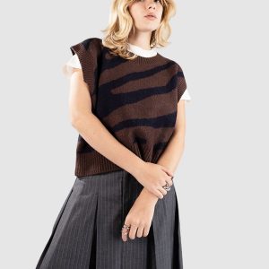 Element Lockne Gilet Strickpullover lizard camo