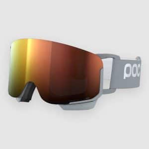 POC Nexal Mid Granite Grey Goggle partly sunny orange