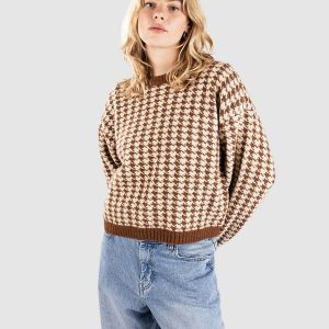 RVCA Prep Strickpullover mocha bisque