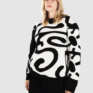 Volcom FA Zephyr Strickpullover black white