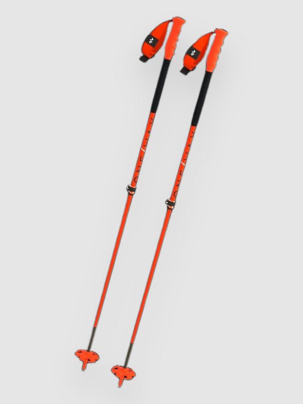 One Way Fr Carbon Vario Pro 110-145 Teleskopstöcke neon orange