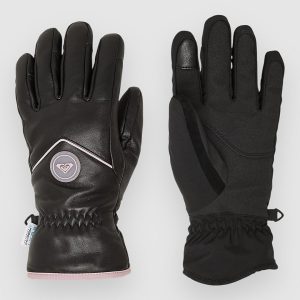 Roxy Icyday Leather Handschuhe true black