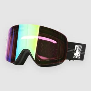 1080 Face Shot Matte Black Pinstripes (+Bonus Lens) Goggle pink lens full revo green