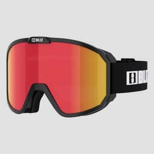 BLIZ Active Eyewear Rave Matt Black W White Goggle brown red