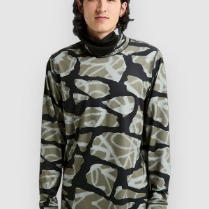 Burton Midweight Long Neck Crew Funktionsshirt graffiti camo