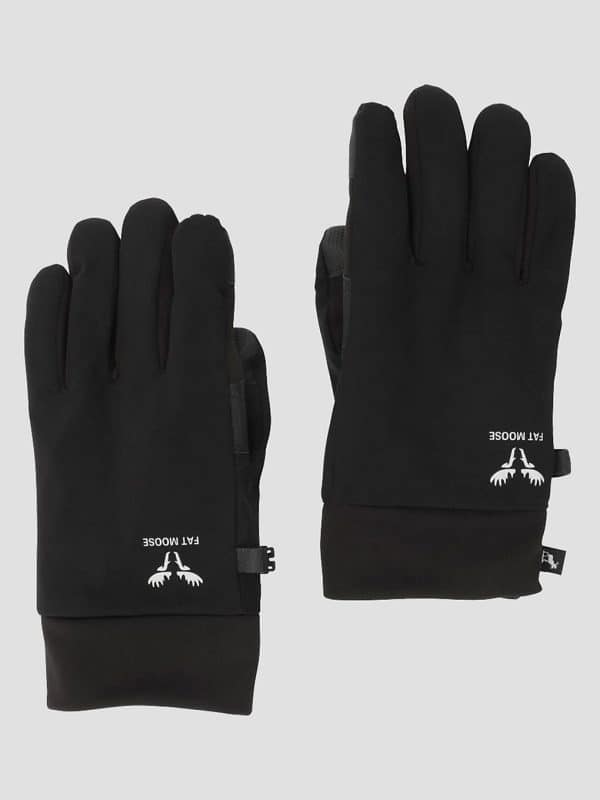 Fat Moose Dylan Tech Liner Gloves black