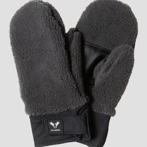Fat Moose Pile Fäustlinge dark grey