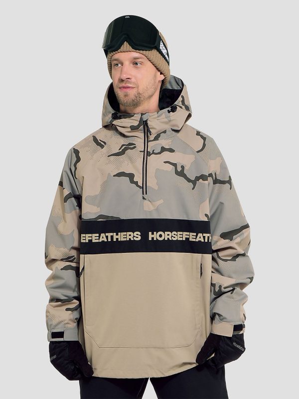 Horsefeathers Gordie Anorak desert camo