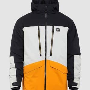 Horsefeathers Halen II Shell Jacke black / radiant yellow
