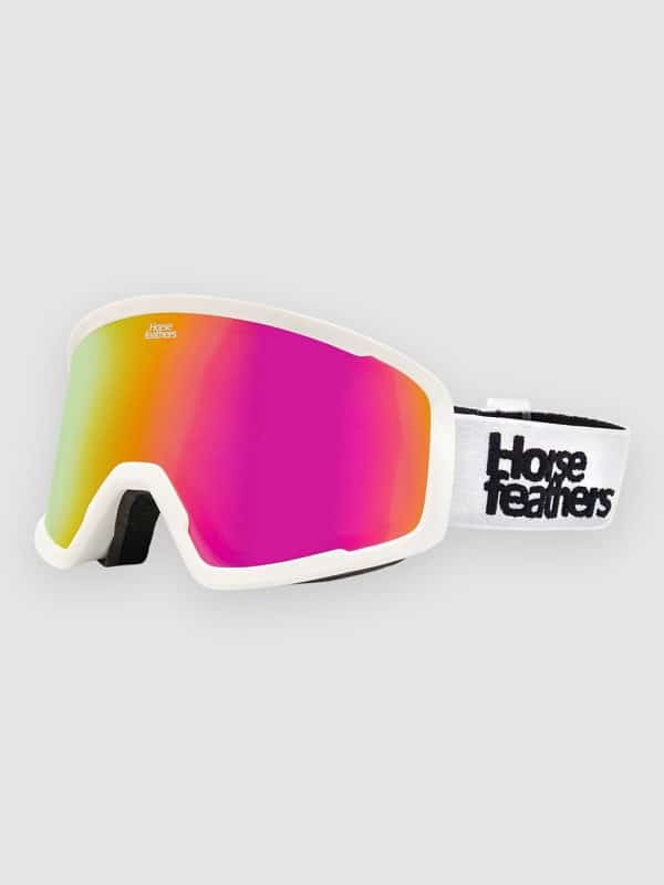 Horsefeathers Huck White white mirror pink