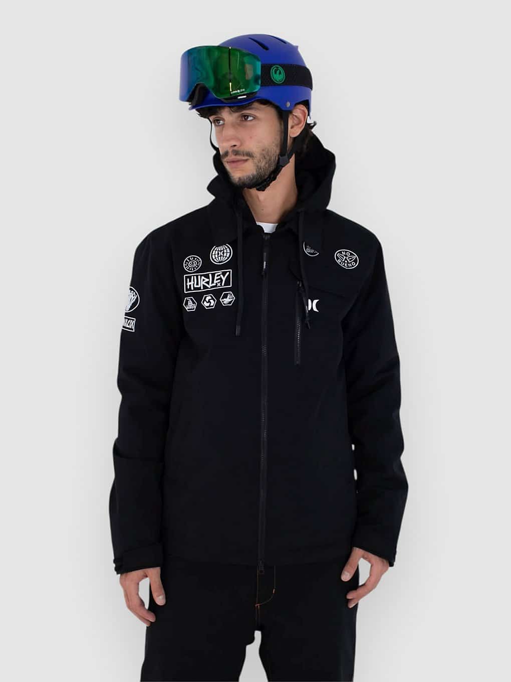 Hurley Patch Snow Jacke black