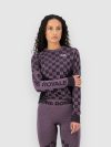 Mons Royale Ascender Merino Funktionsshirt mauve / black
