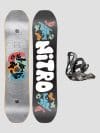 Nitro Ripper Kids + Charger Micro Set Kids Snowboard-Set uni
