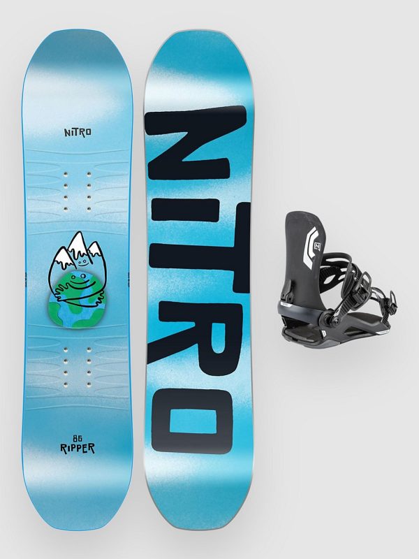Nitro Ripper Kids + Charger Mini S 2026 Kids Snowboard-Set uni