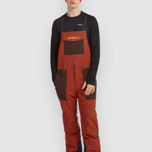 O'Neill Fwc'Peak Bib Pants bonfire colour block