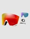 Oakley Flow Scape L Matte White +Bonus Lens Goggle prizm torch & prizm iced