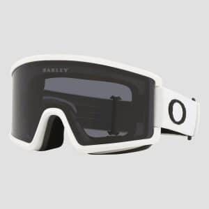 Oakley Target Line L Matte White Goggle dark grey