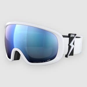 POC Fovea Blixten White Goggle partly sunny blue