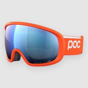 POC Fovea Zink Orange Goggle partly sunny blue