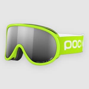 POC Pocito Retina Fluorescent Yellow/Green Goggle partly sunny silver