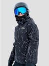 Quiksilver High In The Hood Printed Kids Jacke high energy black refl