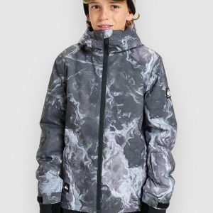 Quiksilver Mission Printed Kids Jacke thermostamp grayscale
