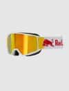 Red Bull SPECT Eyewear Neon White Goggle brown with red