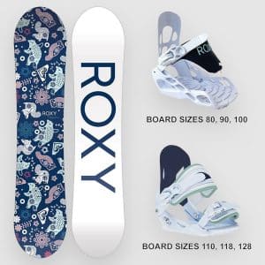 Roxy Poppy Package - Sm 2026 Kids Snowboard-Set no color