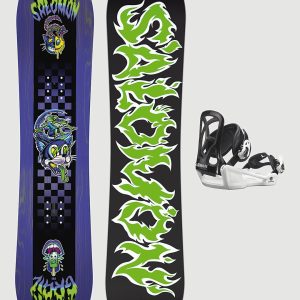 Salomon Grail+Goodtime Xs 2026 Kids Snowboard-Set pattern