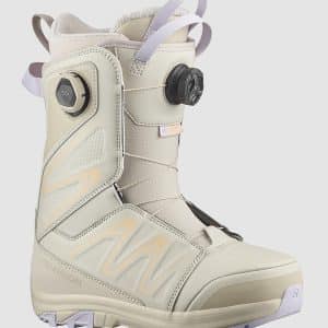 Salomon Ivy SJ BOA Snowboard-Boots crm / peach fuzz / orchd ptal