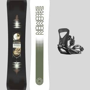 Salomon Pulse + Pact Black L 2026 Snowboard-Set uni
