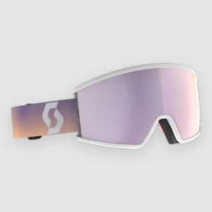 Scott Ambit Compact White/Soft Pink Goggle amp lavender chrome s3