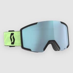 Scott Shield Glow Green Goggle amp ice chrome s2