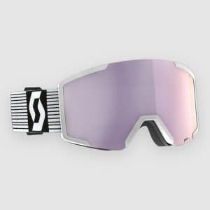 Scott Shield White White/Mint Green Goggle amp lavender chrome s3