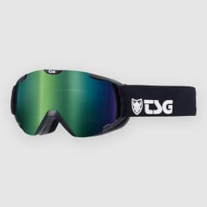 TSG Expect Mini 2.0 Solid Black-Green Goggle solid black / green