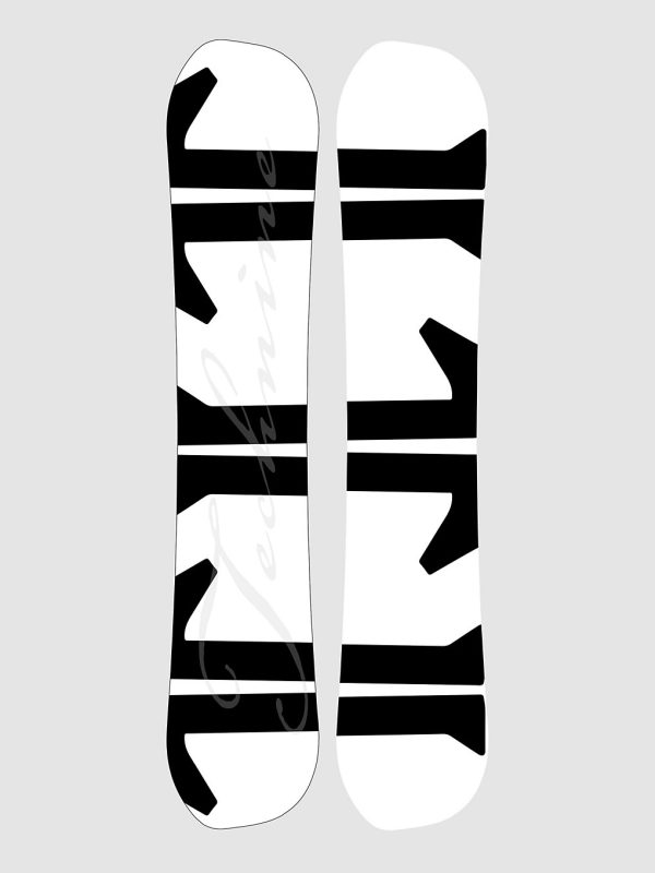 Technine The Nines Asym T9 Classic Snowboard white