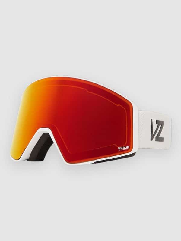 VonZipper Capsule White Goggle fire chrome