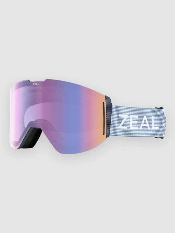 Zeal Optics Lookout Houndstooth Goggle sakura w / sky blue mirror