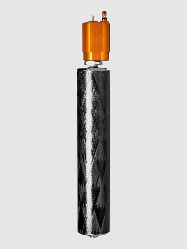 ABS P.RIDE Carbon Inflator silver