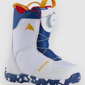 Burton Grom BOA 2027 Kids Snowboard-Boots white