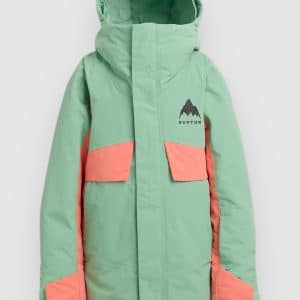 Burton Ascutney Kids Jacke soft sage / peacho