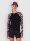 Mons Royale Bella Merino Funktionsshirt rock leopard  /  black