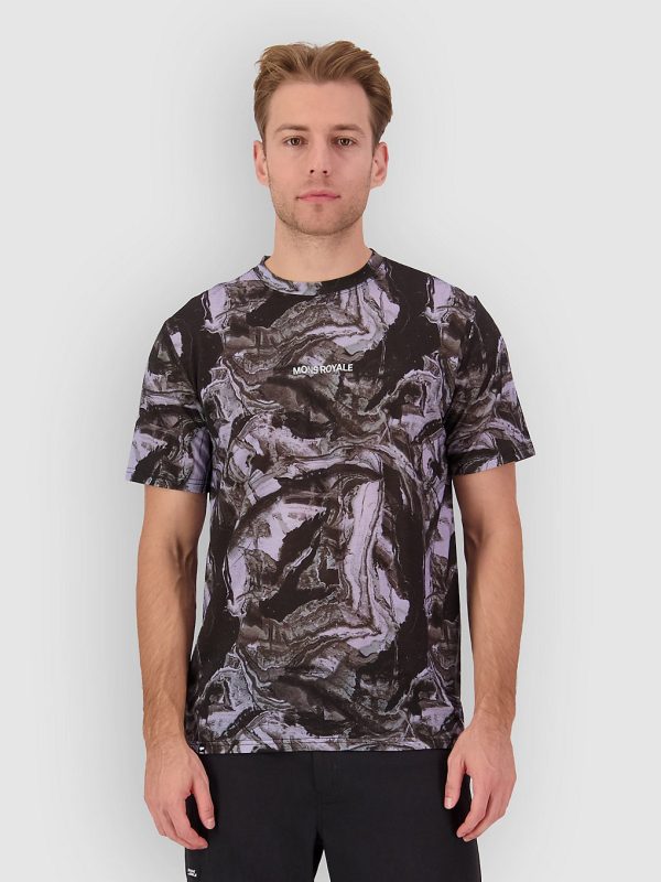 Mons Royale Icon Merino Funktionsshirt rock camo