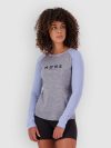 Mons Royale Icon Merino Raglan Funktionsshirt grey heather  /  skyline