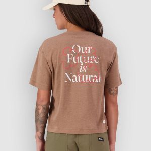 Mons Royale Yonder Merino Organic Cotton Funktionsshirt mocha