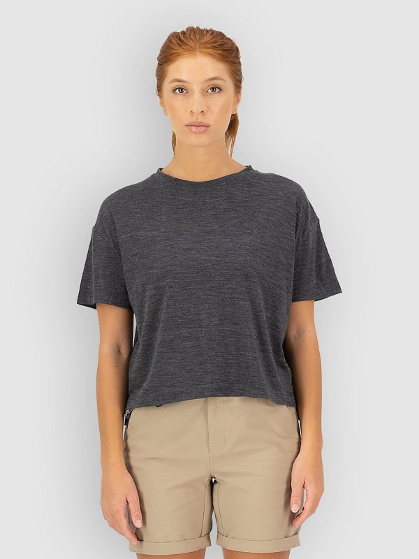 Mons Royale Zephyr Merino Tencel Boxy Funktionsshirt smoke