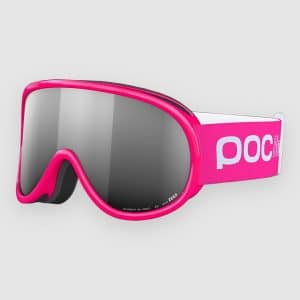 POC Pocito Retina Fluorescent Pink Goggle partly sunny silver