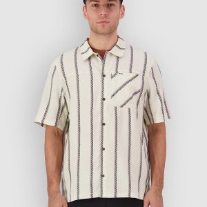 Mons Royale At Merino Funktionsshirt bone stripe