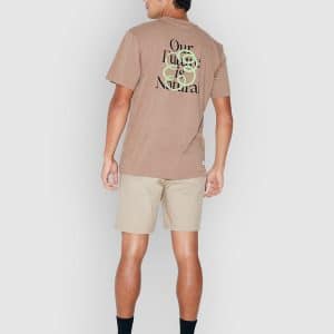 Mons Royale Yonder Merino Organic Cotton Funktionsshirt mocha